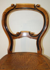 Twee antieke Willem III stoelen