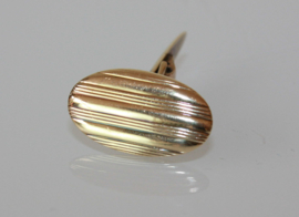 Vintage 14 karaat gouden ovale manchetknopen
