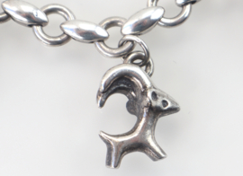 Zilveren armband gemzen S.J. Rose & Son, 1988/1995