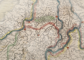 Antieke kaart Gelderland, Hondius 1629