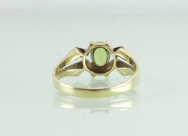 Vintage gouden ring peridot