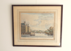 Gravure Diaconie weeshuis Amsterdam 1760