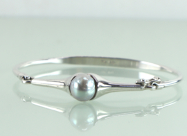 Vintage Deense zilveren armband parel Peter Ernst Ravbutikken