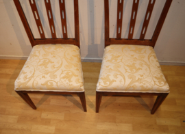 Set antieke Hollandse stoelen, 18e eeuw