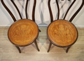 Set van twee caféstoelen