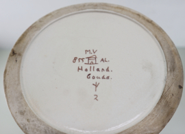 Grote plateel vaas, Plazuid 1918