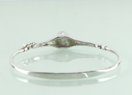 Vintage Deense zilveren armband parel Peter Ernst Ravbutikken