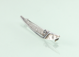 Vintage zilveren modernistische broche Theodor Klotz (Teka)