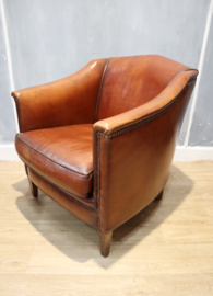Lederen clubfauteuil