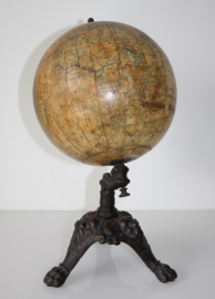 Antieke globe Lebegue Parijs 19e eeuw