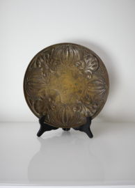 Art Nouveau bronzen bord