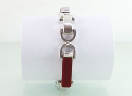 Vintage zilveren armband carneool Franz Scheurle