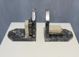 Art Deco marmeren boekensteunen