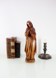 Antiek houten beeld Madonna van Neurenberg