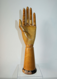 Beweegbare houten etalagehand