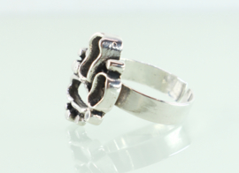 Vintage zilveren ring Friedrich Knödler