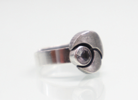 Zilveren ring bergkristal en hanger Sten & Laine Finland