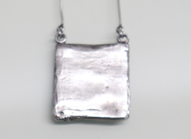 Vintage modernistische zilveren ketting jaren ‘60