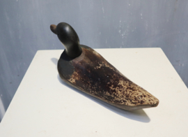 Antieke houten lokeend