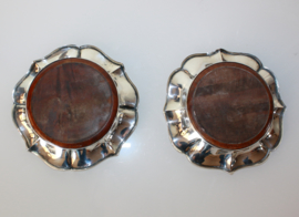Set antieke zilveren flessenbakken 1858/1859