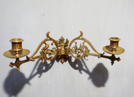 Antieke wandkandelaar, pianokandelaar