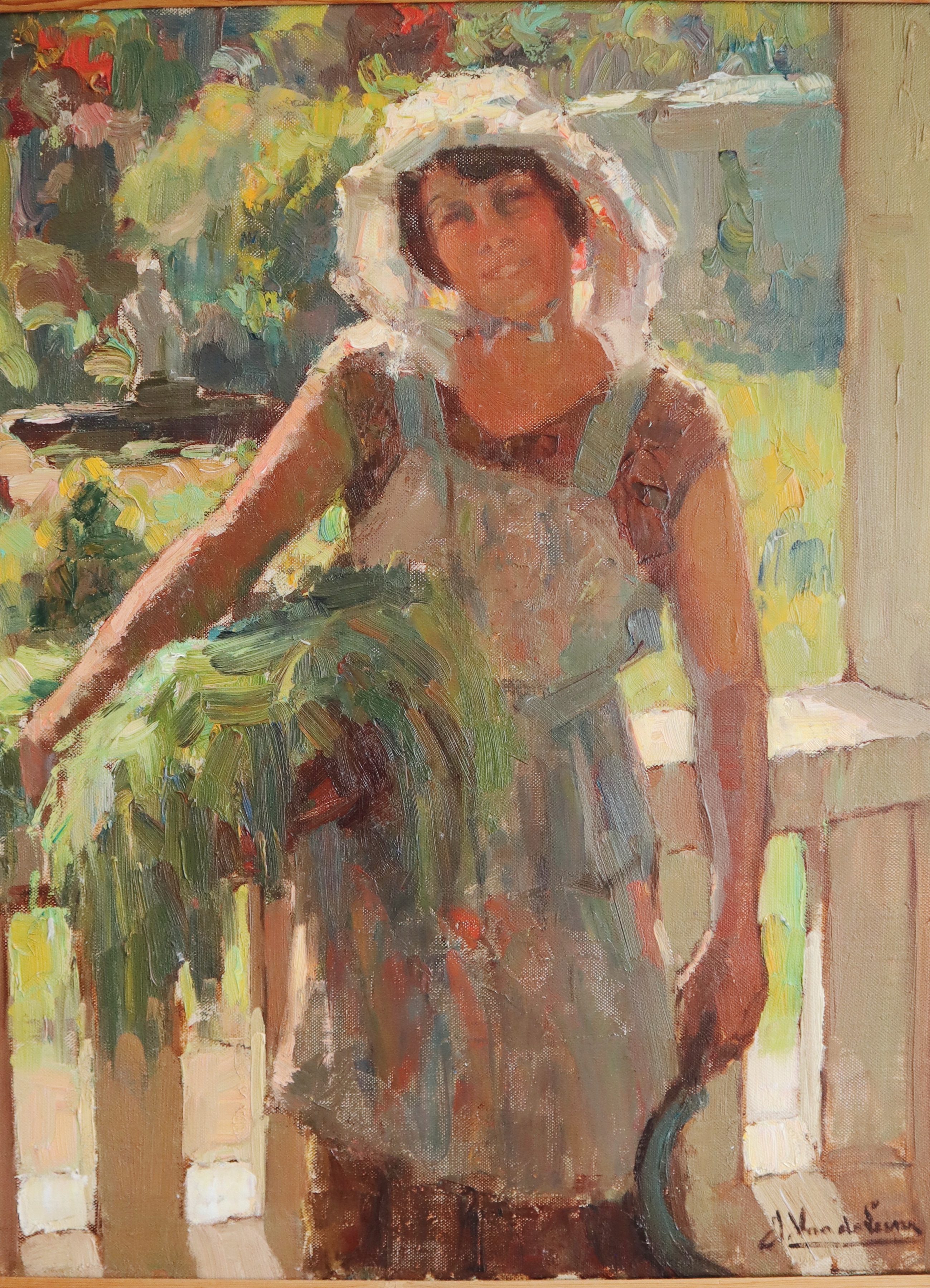 Schilderij Jules van de Leene (1887-1962).