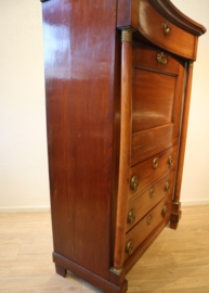 Antieke Hollandse secretaire à abbatant