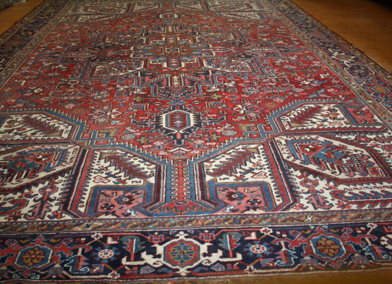 Overtreding ornament sponsor Perzisch kleed tapijt Heriz Persian rug Gils Antiek