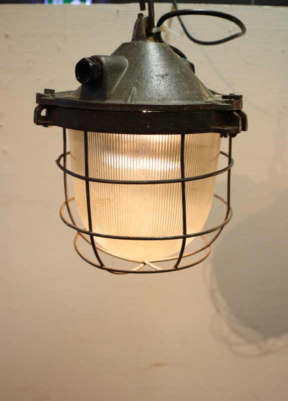 Encommium belasting Eed Set Vintage metalen fabriekslampen Industriele lampen