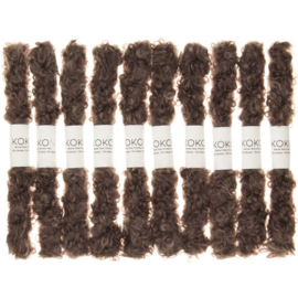 KOKON RUST SLUBBY MOHAIR MINI