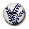 POTTERY BUTTON LEAF 18 MM