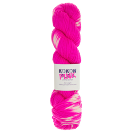 KOKON PINK  TIE DYE ARAN WEIGHT