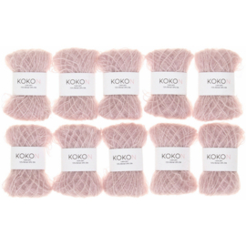 ROSE GOLD KIDSILK MOHAIR MINI SKEINS