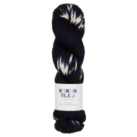 KOKON BLEU ARAN WEIGHT TIE DYE