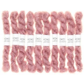 CHUNKY MOHAIR MINISKEIN RASPBERRY