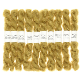 CHUNKY MOHAIR MINISKEIN TAWNY
