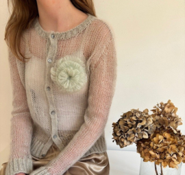 SYLVIE KIDSILK FLOWER BROOCH