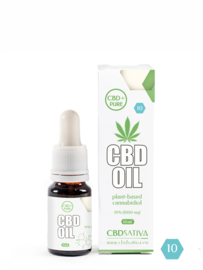 CBD Pure 10% (1000 mg) - Aceite de CBD 10 ml - CBD Sativa