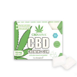 Chewing-Gum CBD - 90 mg - CBD Sativa