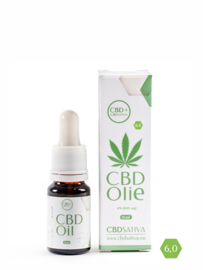 CBD Raw 6% (600 mg)  - CBD Sativa - Full-Spectrum Hennepolie 10 ml