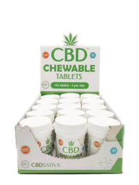 CBD Chewable Tablets -  600 mg - CBD Sativa