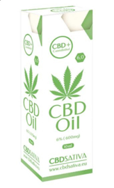 CBD Raw 6% (600 mg)  - CBD Sativa - Full-Spectrum Hennepolie 10 ml