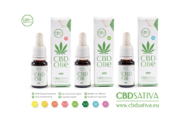 CBD Raw 10% (1000 mg) - CBD Sativa - Full-Spectrum Hemp Oil 10 ml