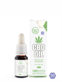 CBD Pure 20% (2000 mg) - CBD Sativa - Hennepolie 10 ml