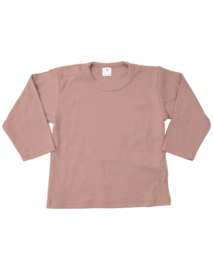 Baby- en kindershirt Basic Longsleeve Deep Pink