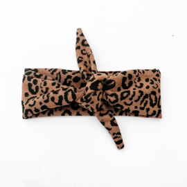 Fab Kids | Handmade Haarband Leopard Bruin