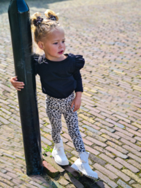 Fab Kids | Handmade Ruffle Top Black