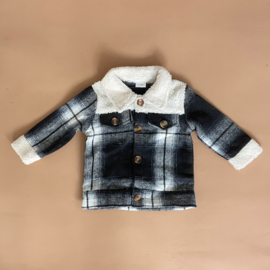 Geruite Baby blouse en kinderblouse