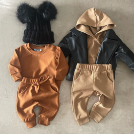 Comfy 2-delig set Cognac