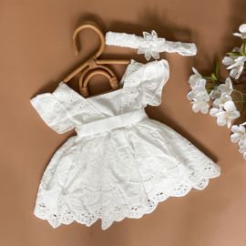 Baby Lace Dress White